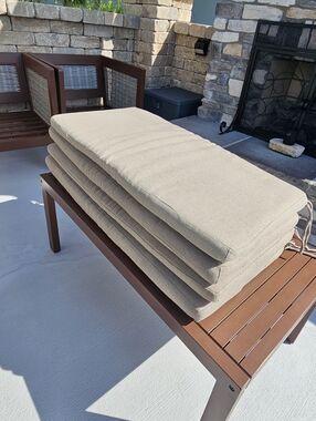 Outdoor SETTEE CUSHION Bench NWT 37" x 18" x 2"